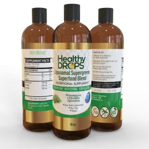 Liposomal Supergreens Wheatgrass Chlorella Spirulina Organic